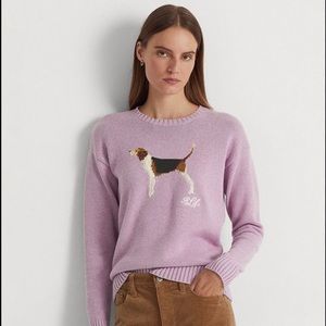 Lauren Ralph Lauren Intarsia-Knit Cotton Sweater